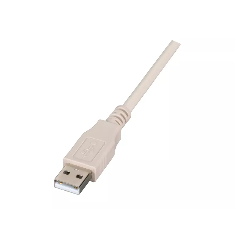 EFB IP67 pressacavo USB 2.0 M20, connettore maschio USB Type-A su connettore maschio USB Type-A, 1,0 m, argento/nero