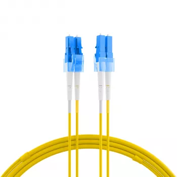 EFB Elektronik IPL-DF-LCULCU-2-0050 cavo patch in fibra ottica OS2 duplex LC/UPC su LC/UPC, 0,5 m, giallo, LSZH