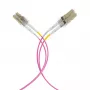 EFB Elektronik IPL-DF-LCULCU-4-0050 cavo patch in fibra ottica, 0,5 m, OM4, LC duplex, aqua