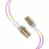EFB Elektronik IPL-DF-LCULCU-4-0050 cavo patch in fibra ottica, 0,5 m, OM4, LC duplex, aqua