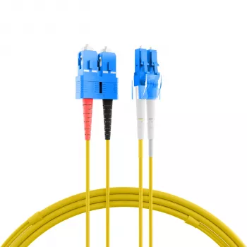 EFB Elektronik IPL-DF-LCUSCU-2-0100 - 1 m - OS2 - LC - SC cavo patch in fibra ottica duplex
