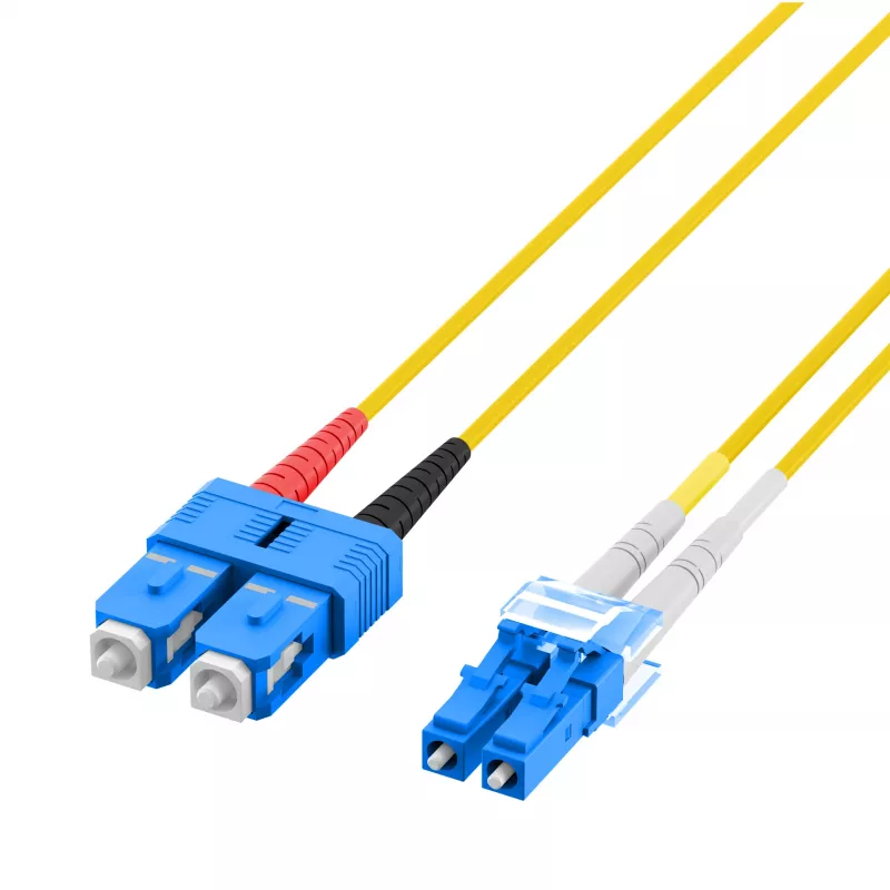EFB Elektronik IPL-DF-LCUSCU-2-0100 - 1 m - OS2 - LC - SC cavo patch in fibra ottica duplex