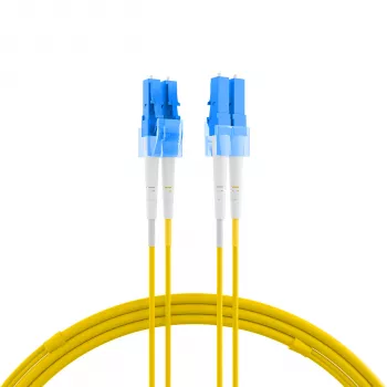 EFB Elektronik IPL-DR-LCULCU-2-0200 cavo patch in fibra ottica monomodale OS2 LC su LC duplex 2 m LSZH giallo
