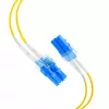 EFB Elektronik IPL-DR-LCULCU-2-1000 cavo patch in fibra ottica, OS2, LC duplex su LC duplex, 10 m, LSZH, giallo