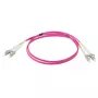 EFB Elektronik IPL-DR-LCULCU-4-0050 cavo patch in fibra ottica, 0,5 m, OM4, LC/UPC duplex, aqua