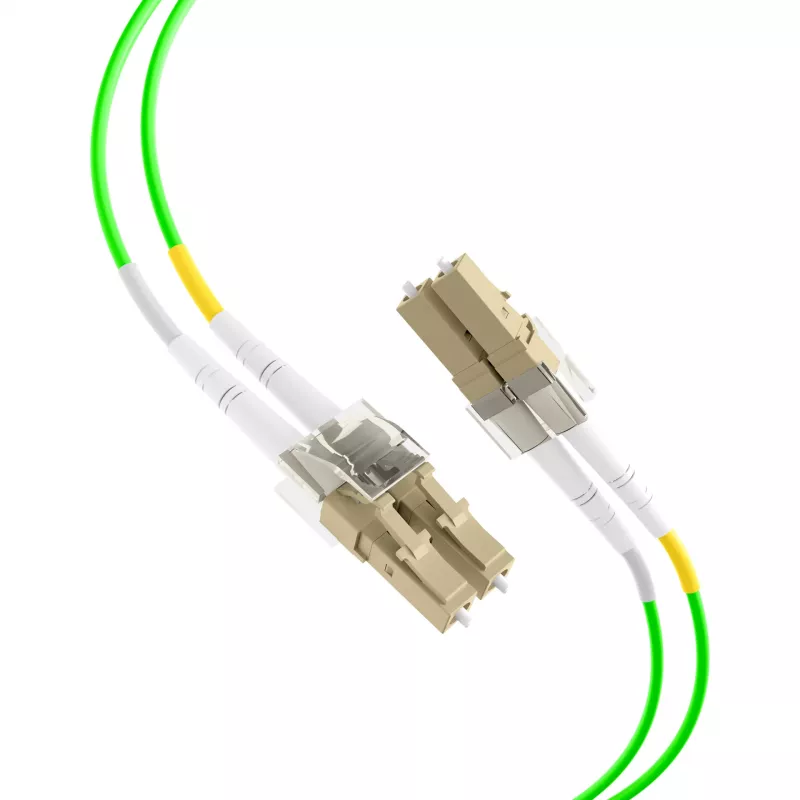 EFB Elektronik IPL-DR-LCULCU-5-0500 cavo patch in fibra ottica, OM5, LC/UPC su LC/UPC, 5 m, LSZH, verde lime