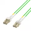EFB Elektronik IPL-DR-LCULCU-5-1000 cavo patch duplex OM5 LC/UPC su LC/UPC 10 m LSZH verde lime