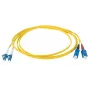 EFB Elektronik IPL-DR-LCUSCU-2-0050 cavo patch in fibra ottica, OS2, LC-SC, 0,5 m, giallo