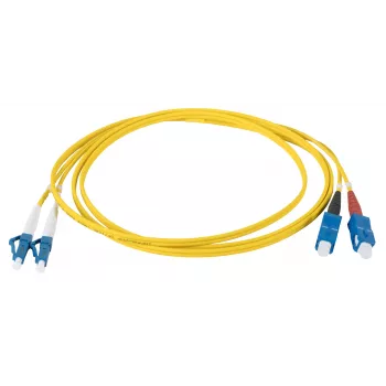 EFB Electronics IPL-DR-LCUSCU-2-1000 Cavo patch in fibra ottica, OS2, LC su SC, 10 m, giallo