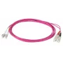 EFB Elektronik IPL-DR-LCUSCU-4-0750 Cavo patch in fibra ottica, 7,5 m, OM4, LC su SC, duplex, LSZH