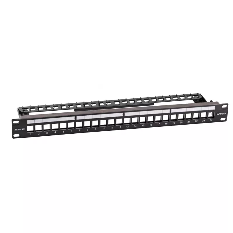 EFB Electronics Pannello di distribuzione 19 pollici 48 porte 1U per moduli slimline colore metallo