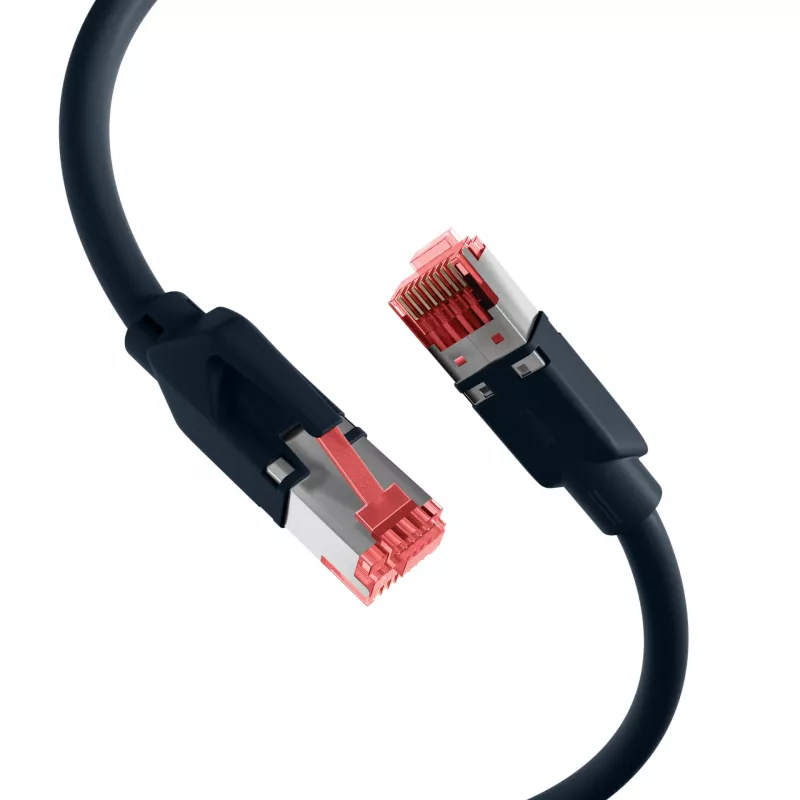 EFB-Elektronik Cavo patch RJ45 Cat.6A S/FTP LSZH Draka UC900 TM21 nero 40m
