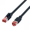 EFB-Elektronik Cavo patch RJ45 Cat.6A S/FTP LSZH Draka UC900 TM21 nero 40m