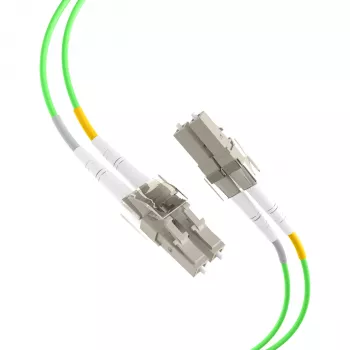 EFB Cavo patch duplex LC-LC OM5 1,5m LSZH 2mm verde lime