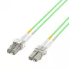 EFB Cavo patch duplex LC-LC OM5 1,5m LSZH 2mm verde lime