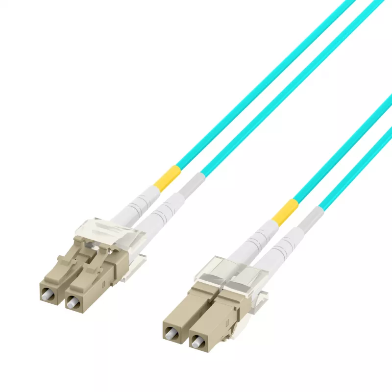 EFB Electronics Jumper duplex LC-LC 50/125 OM3 LSZH aqua flat twin 3x5mm 5m
