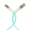 EFB Electronics Jumper duplex LC-LC 50/125 OM3 LSZH aqua flat twin 3x5mm 5m