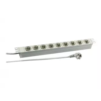 EFB Elektronik Koop PROFIversal Ciabatta di alimentazione (montabile a rack) - AC 250 V - Ingresso: CEE 7/7 - Uscita: 9 x CEE 7/3