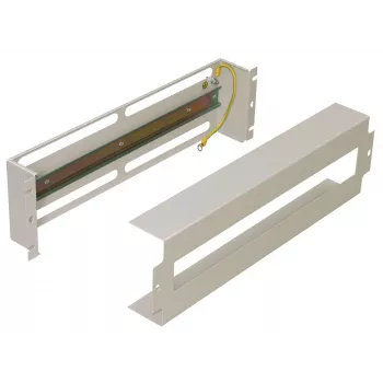 EFB-Elektronik 19 pollici 3U distribuzione di energia / custodia per interruttori di protezione, RAL 9005 nero intenso
