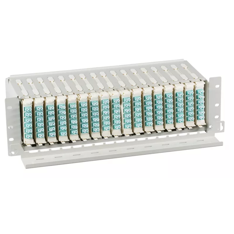 EFB Elektronik Supporto FTTH 19 pollici 3U per 17 moduli FTTH-MODUL-X incl. gestione cavi