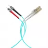 EFB Elektronik O0313.35 Cavo patch in fibra ottica, OM3, 35 m, LC-ST, duplex, LSZH, aqua