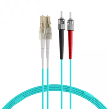 EFB Elektronik O0313.40 Cavo patch in fibra ottica, OM3, 40 m, LC-ST, aqua