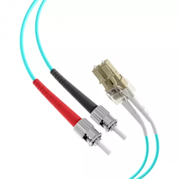 EFB Elektronik O0313.40 Cavo patch in fibra ottica, OM3, 40 m, LC-ST, aqua