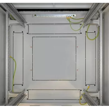EFB PRO-3388GR.G1SV Armadio rack per rete 19 pollici 33U 800x800mm grigio chiaro RAL7035