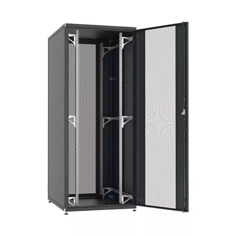 EFB Elektronik PRO armadio server 42HE 800x800mm porte perforate divise RAL 9005 (PRO-4288TS.P2)