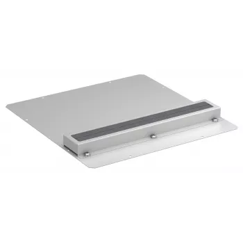 EFB PRO-MOD05A.GR elemento passacavi per rack 1U barra a spazzole nero
