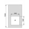 EFB PRO-MOD05A.GR elemento passacavi per rack 1U barra a spazzole nero