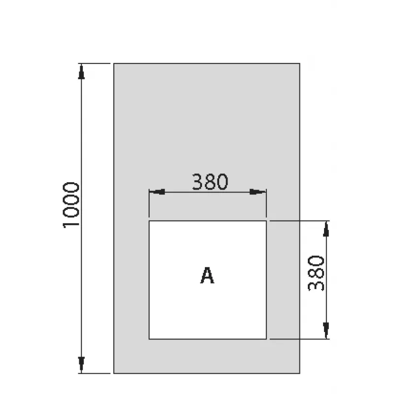 EFB PRO-MOD05A.GR elemento passacavi per rack 1U barra a spazzole nero