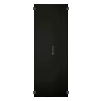 EFB PRO-TUR428S2.GR porta per armadio per PRO 42HE, larghezza 800 mm, acciaio, in 2 parti, maniglia girevole, RAL 7035 grigio chiaro