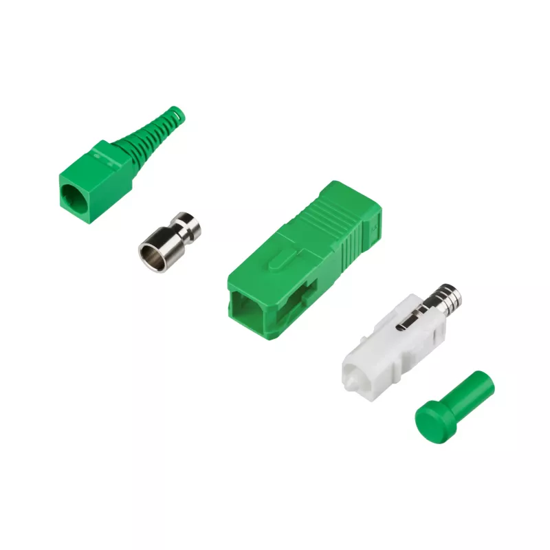 EFB Electronics Connettore SC/APC simplex 2,0 mm per lucidatura angolata 8° 2,0 mm