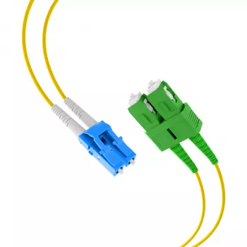 EFB Elektronik Jumper duplex LC-SC/APC 9/125µm OS2 LSZH giallo 2,0mm 35m