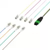 EFB Cavo fanout matrix MTP-M/LC 8 fibre OS2 LSZH giallo 0,4m