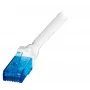 EFB Elektronik IPK-6A-U-HFR-WS-1000 Cavo patch Cat6a U/UTP 10 m bianco