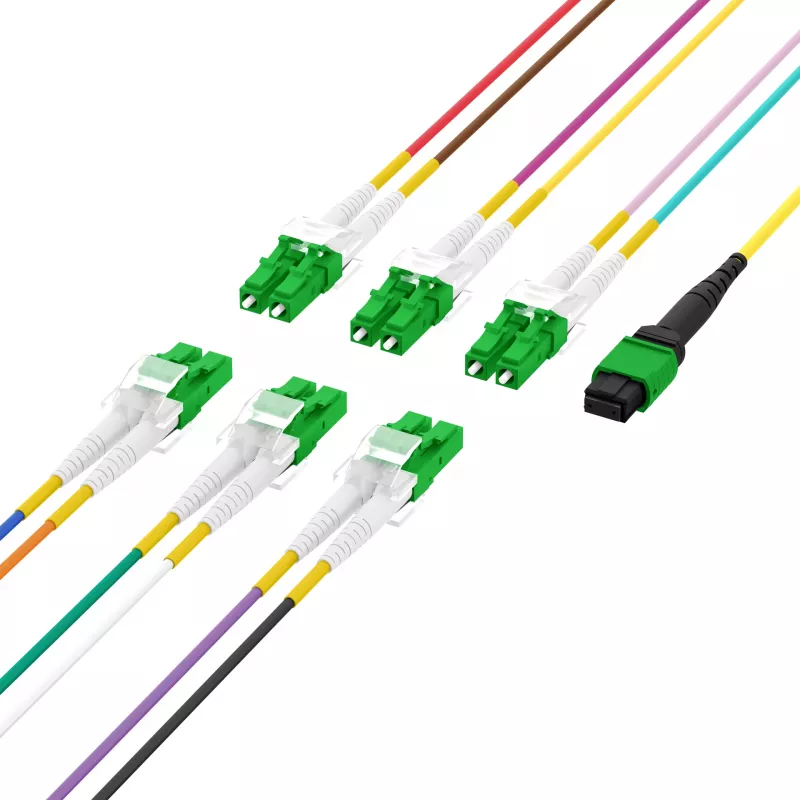 EFB Elektronik MTPF12LCAPC-3 3 m OS2 MTP 12x LC Cavo breakout in fibra ottica