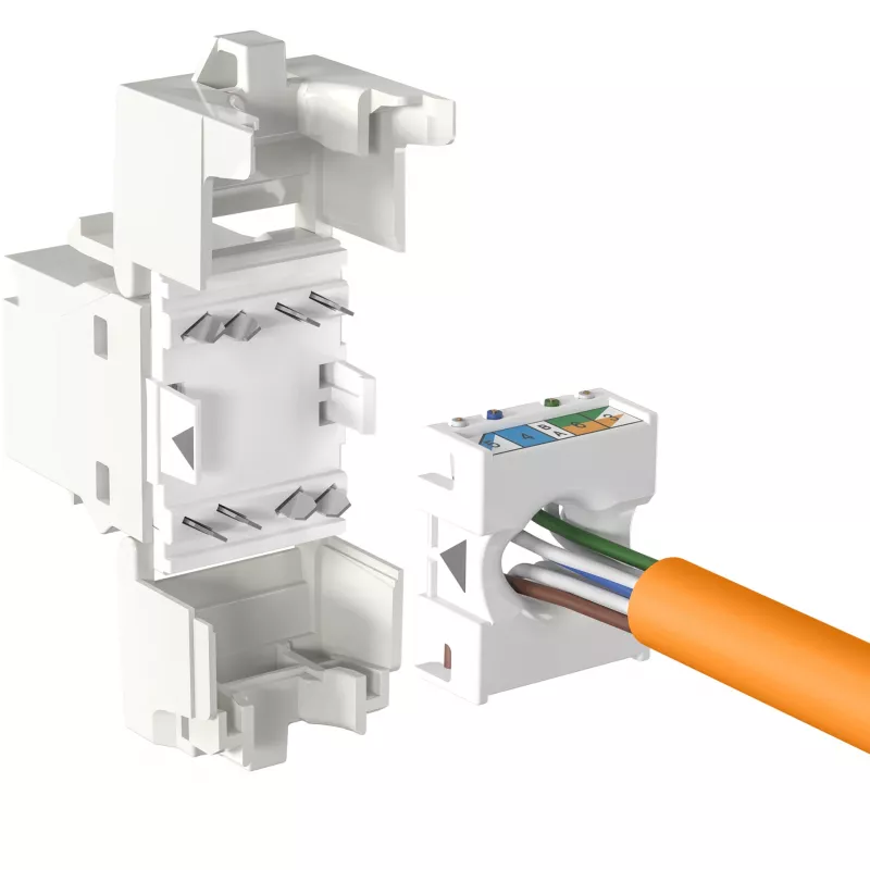 EFB Elektronik Keystone RJ45 UTP Cat.6A 500MHz certificato a componenti - rete - video/analogico