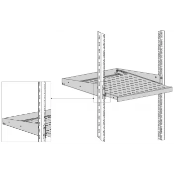 EFB Elektronik Ripiano estraibile 19