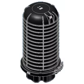 EFB Elektronik muffola dome flat 380 mm altezza 290 x 150 mm
