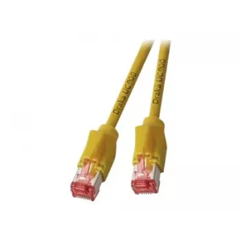 EFB Elektronik cavo patch RJ45 Cat.6A S/FTP LSZH Draka UC900 TM21 giallo 0,25m