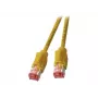 EFB Elektronik cavo patch RJ45 Cat.6A S/FTP LSZH Draka UC900 TM21 giallo 0,25m