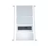 EFB Elektronik set piastre di fondo per armadio ESV 800x1000 mm regolabile RAL7035
