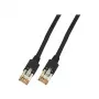 EFB Electronics Cavo patch RJ45 Cat.5e F/UTP LSZH Draka UC300 TM11 nero 0,15m