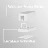 EFB Elektronik set cornice 1 porta per moduli keystone, DIN 49075, bianco puro (RAL 9010)