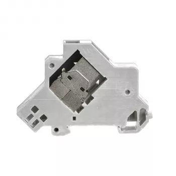 EFB Elektronik supporto per moduli Keystone 1 porta, per guida DIN in scatole di derivazione, plastica, bianco (RAL 9010)