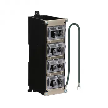 EFB Elektronik scatola di distribuzione Keystone 8 porte per guida DIN e montaggio a parete, plastica, grigio chiaro