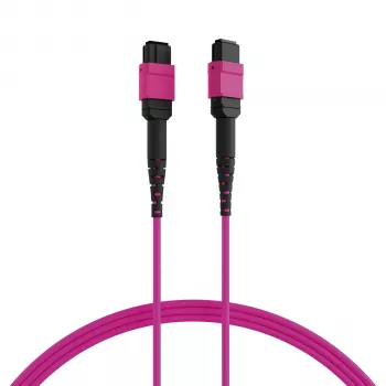 EFB ELEKTRONIK cavo patch MPO-PLUS(F)-MPO-PLUS(F) OM4 12 fibre Tipo B LSZH viola heather 3 m