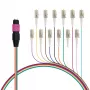 EFB ELEKTRONIK cavo fanout MPO-PLUS(M)-LC OM4 12 fibre Tipo B LSZH viola erica 0,4 m